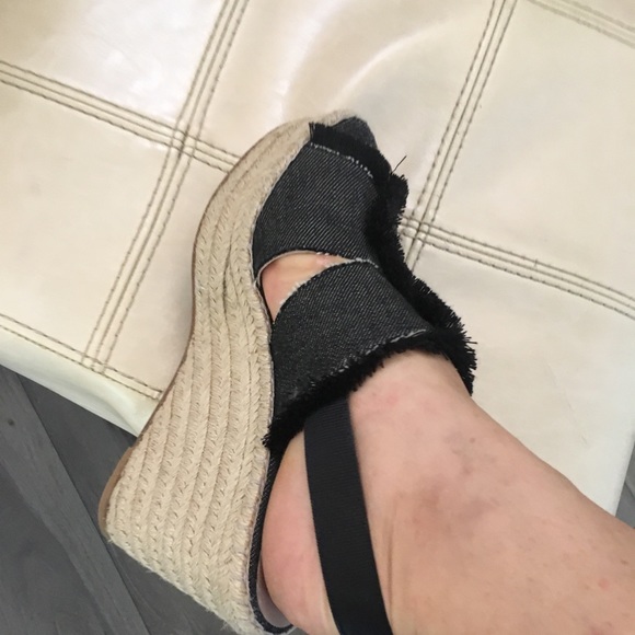 Barney’s denim wedges - Picture 3 of 6